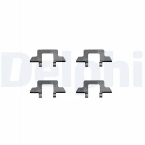 Комплект пружинок крепления дисковых передних колодок LX0341 DELPHI