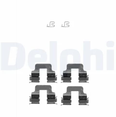 Комплект пружинок крепления дисковых колодок задних LX0342 DELPHI