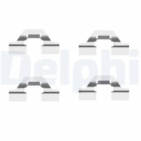 Комплект пружинок крепления задних дисковых колодок LX0430 DELPHI