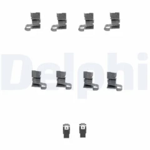 Комплект пружинок крепления дисковых передних колодок LX0432 DELPHI
