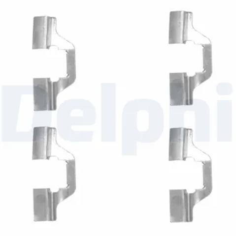 Пластина противоскрипная крепления тормозной колодки, задней LX0492 DELPHI