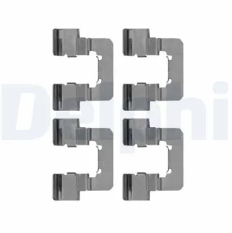 Комплект пружинок крепления задних дисковых колодок LX0534 DELPHI