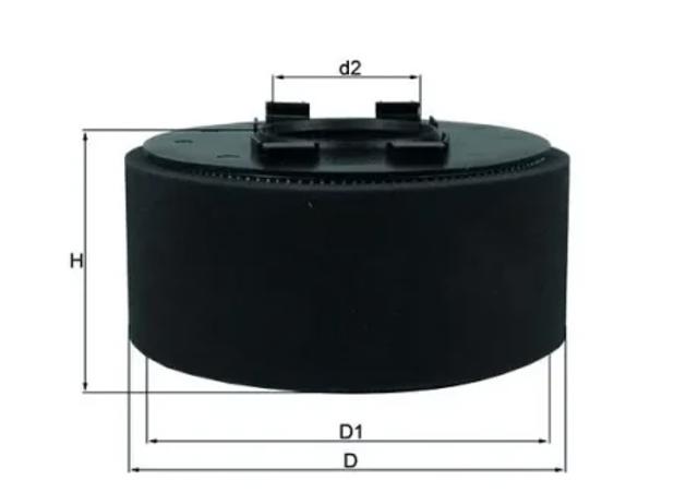 Фильтр воздушный LX870 MAHLE