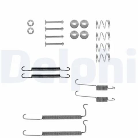Установочный комплект задних барабанных колодок LY1046 DELPHI