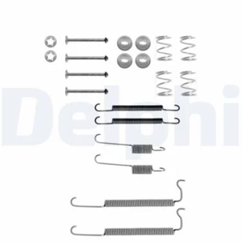 Монтажный комплект задних барабанных колодок LY1047 DELPHI