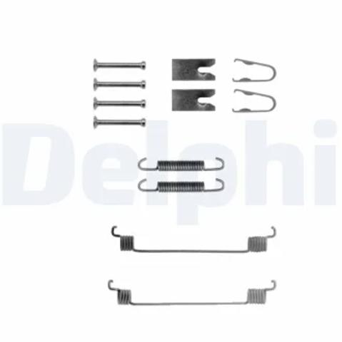 Установочный комплект задних барабанных колодок LY1291 DELPHI