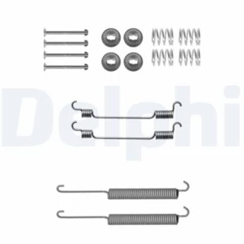 Монтажный комплект задних барабанных колодок LY1302 DELPHI
