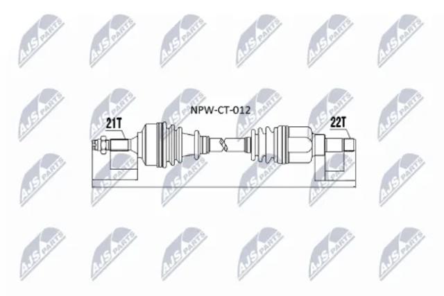Привод в сборе левый NPWCT012 NTY