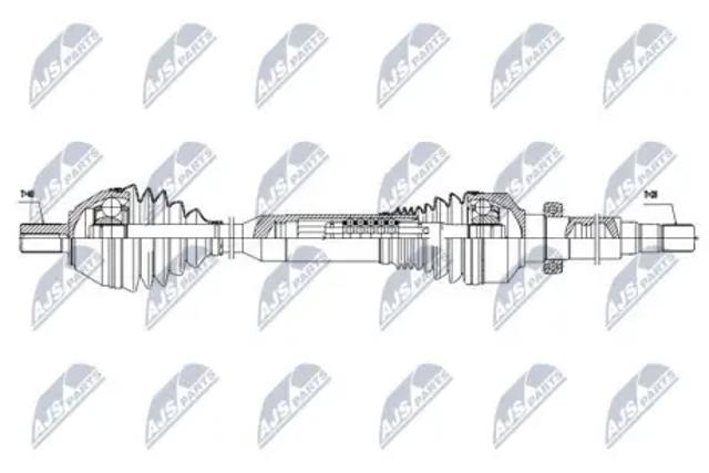 Вал приводной правый NPWVV051 NTY