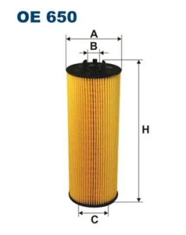 Фильтр масляный ДВС OE650 FILTRON