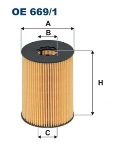 Маслофильтр OE6691 FILTRON