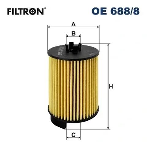 Фильтр масляный грубой очистки (полнопоточный) OE6888 FILTRON