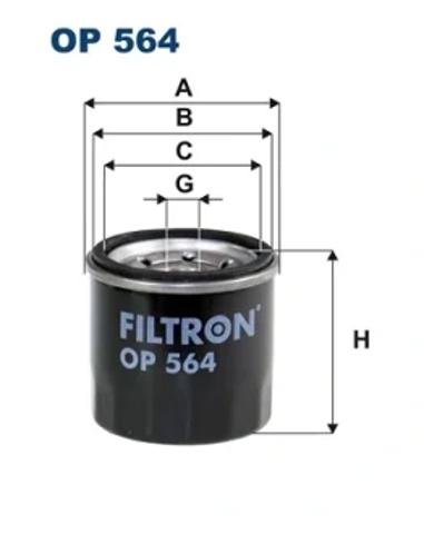 Фильтр масла OP564 FILTRON