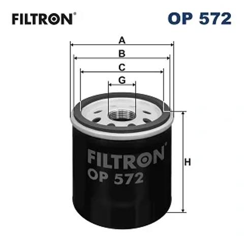 Маслофильтр OP572 FILTRON