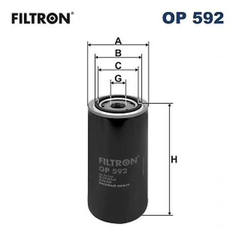 Фильтр гидравлики OP592 FILTRON