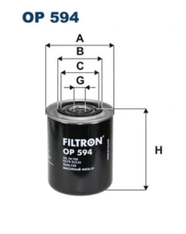 Фильтр масла OP594 FILTRON