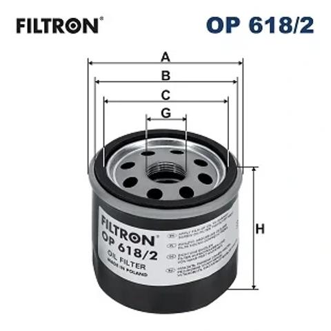Фильтр масла OP6182 FILTRON