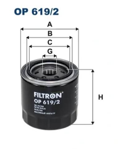 Фильтр масла OP6192 FILTRON