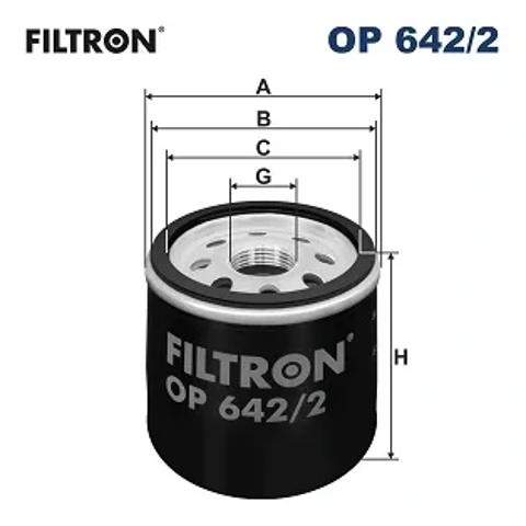 Масляный фильтр двигателя OP6422 FILTRON