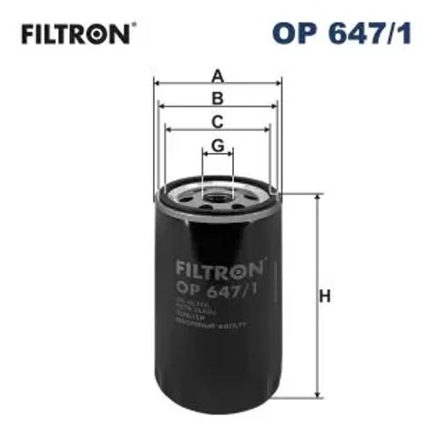 Фильтр центробежный очистки масла OP6471 FILTRON