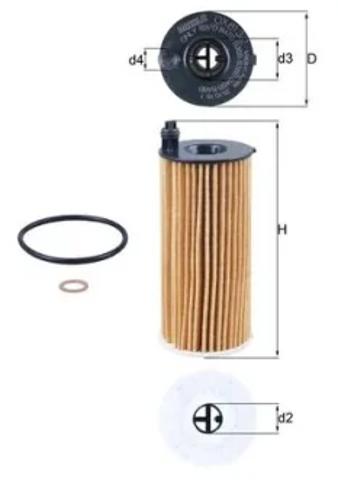 MAHLE OX8132D Масляный фильтр в наличии Ирпень