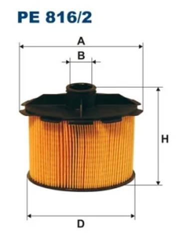 Фильтр топлива PE8162 FILTRON