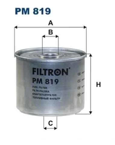Топливный фильтр PM819 FILTRON