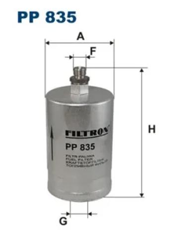 Фильтр топлива PP835 FILTRON