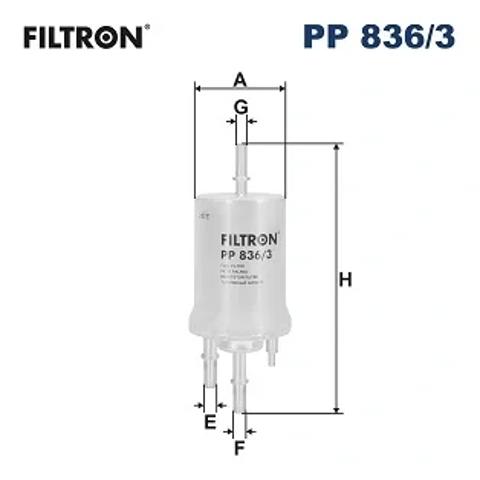 Фильтр топлива PP8363 FILTRON
