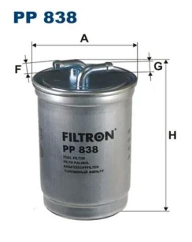 Фильтр топлива PP838 FILTRON