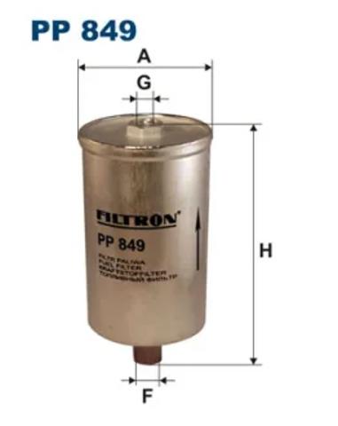 Фильтр тонкой очистки топлива PP849 FILTRON