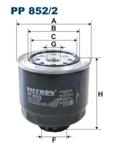 Фильтр тонкой очистки топлива PP8522 FILTRON