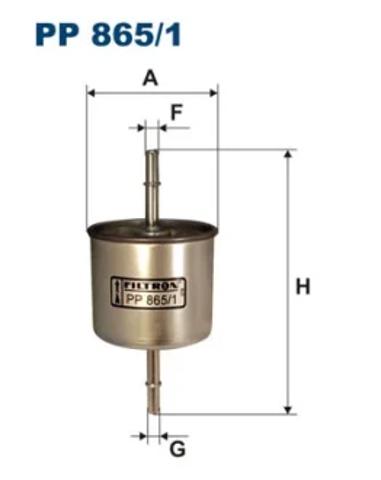 Фильтр топлива PP8651 FILTRON