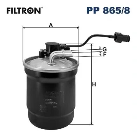 Фильтр топлива PP8658 FILTRON