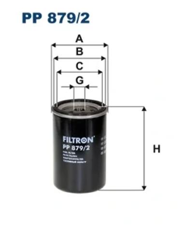Фильтр тонкой очистки топлива PP8792 FILTRON