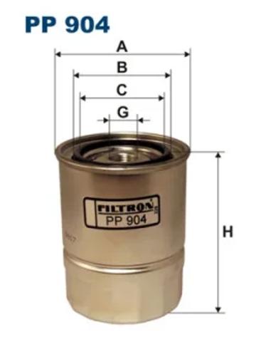 Фильтр топливный PP904 FILTRON