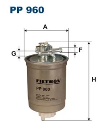 Фильтр тонкой очистки топлива PP960 FILTRON