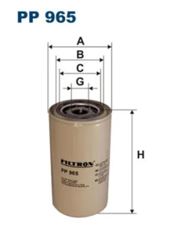 Фильтр тонкой очистки топлива PP965 FILTRON