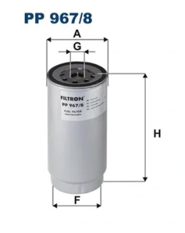 Топливный фильтр PP9678 FILTRON