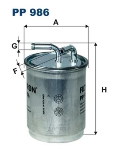 Фильтр топливный PP986 FILTRON