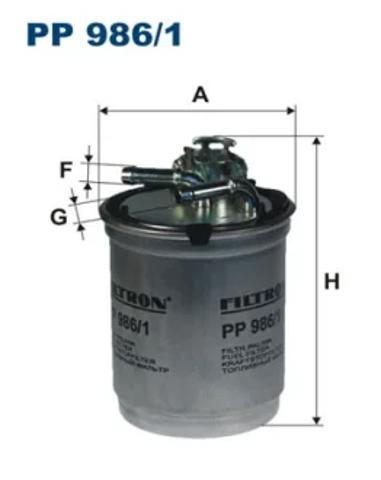 Топливный фильтр PP9861 FILTRON