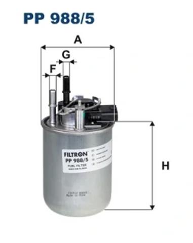 Фильтр топливный PP9885 FILTRON