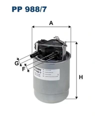 Фильтр топлива PP9887 FILTRON