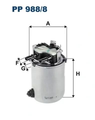 Топливный фильтр PP9888 FILTRON