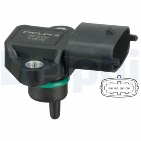 PS10152 DELPHI Датчик давления наддува купить в Черкассы
