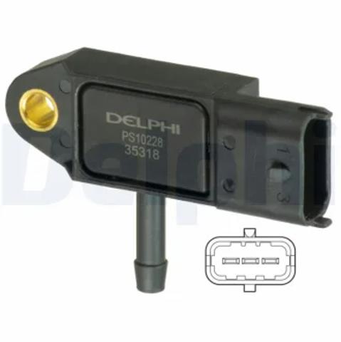 Датчик давления наддува турбины PS10228 DELPHI