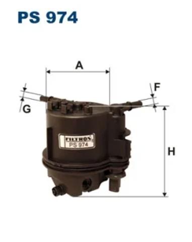 Фильтр-отстойник топлива грубой очистки PS974 FILTRON