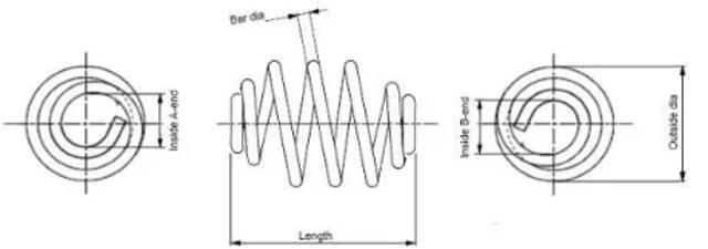 Пружина подвески SN2206 MONROE