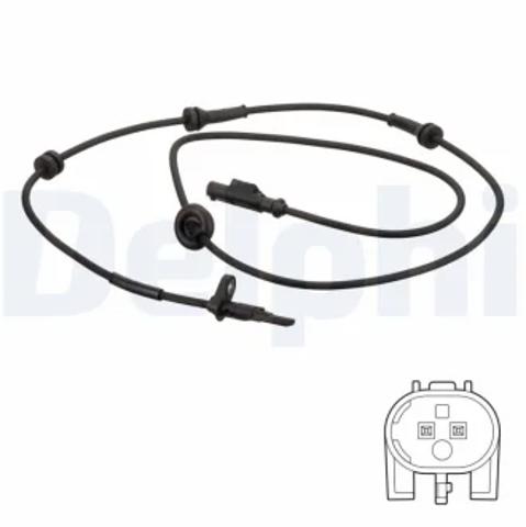 Датчик АБС (ABS) задний, левый SS20778 DELPHI