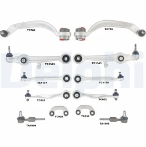 Комплект рычагов передней подвески TC1900KIT DELPHI